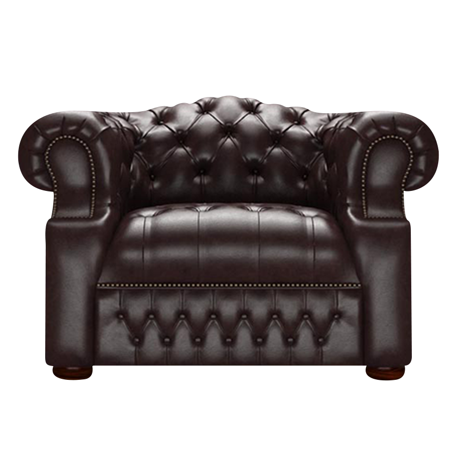 Blanchard Chesterfield Armchair Old English Smoke