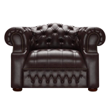 Blanchard Chesterfield Armchair Old English Smoke
