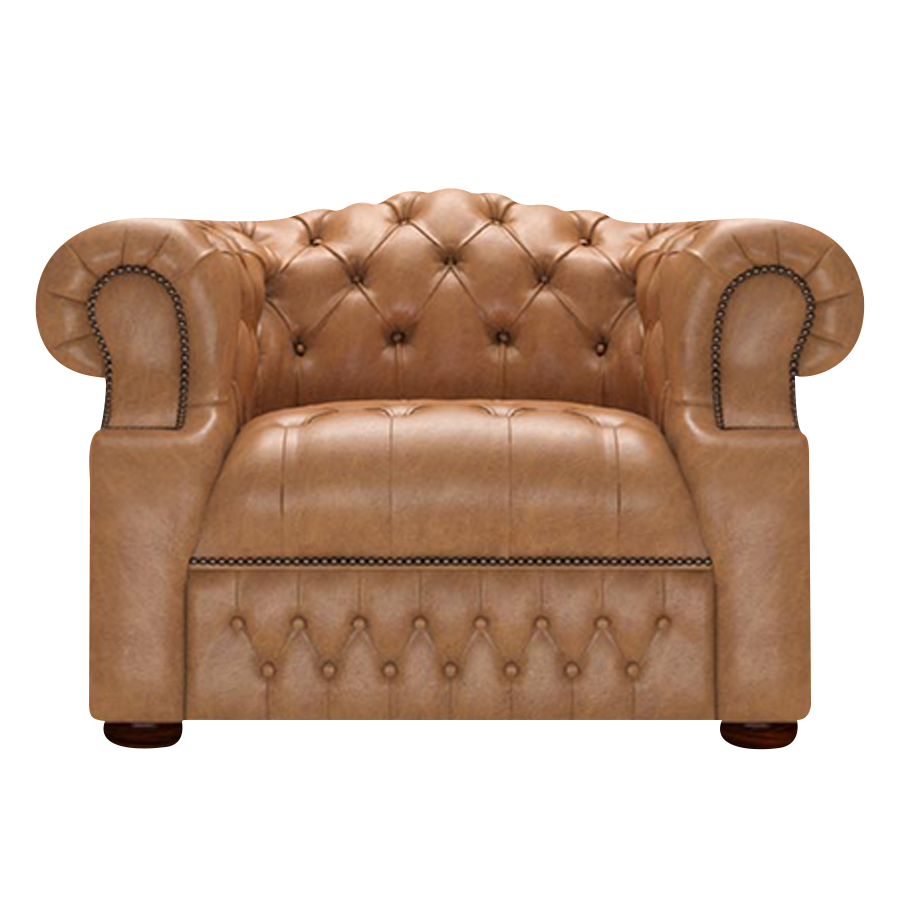 Blanchard Chesterfield Armchair Old English Tan