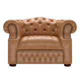 Blanchard Chesterfield Armchair Old English Tan