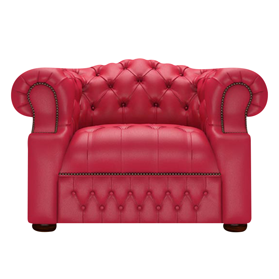 Blanchard Chesterfield Armchair Shelly Flame Red