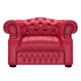 Blanchard Chesterfield Armchair Shelly Flame Red