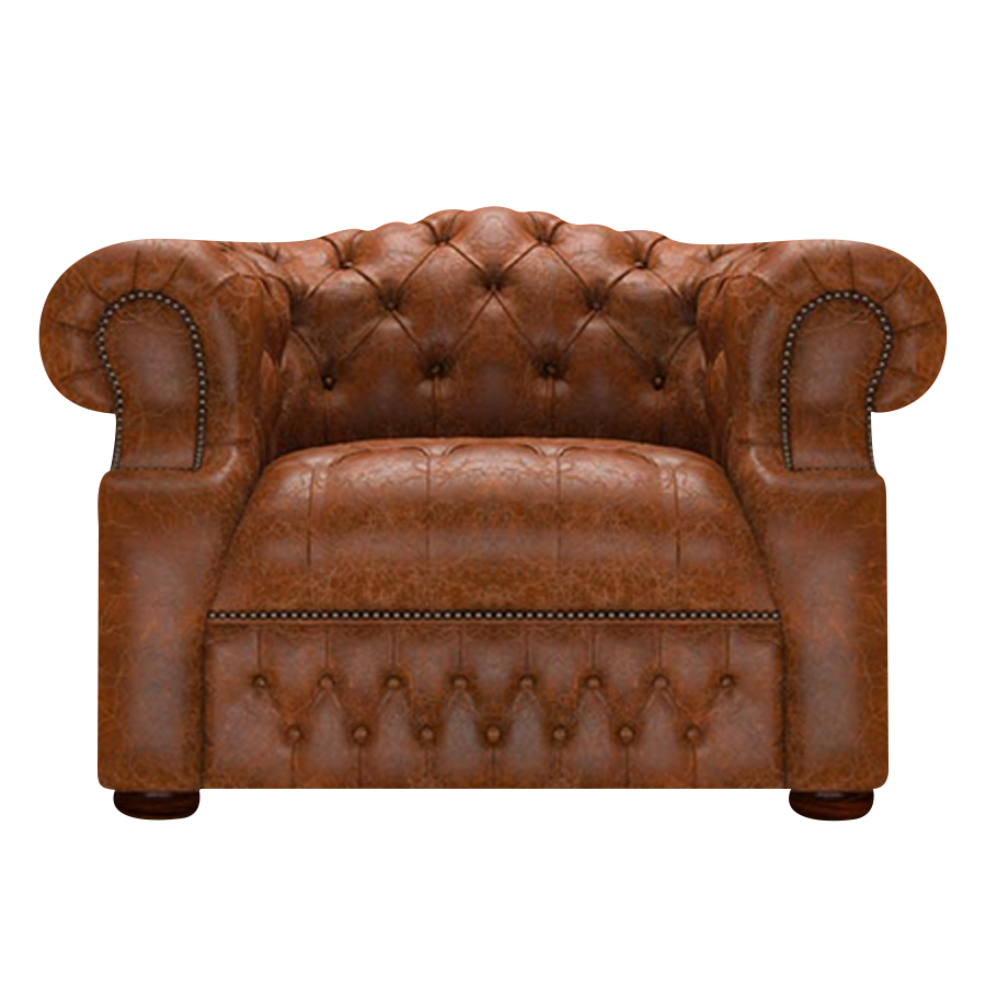 Blanchard Chesterfield Armchair Tudor Chestnut