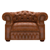 Blanchard Chesterfield Armchair Tudor Chestnut