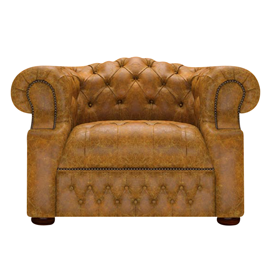 Blanchard Chesterfield Armchair Tudor Mustard