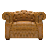 Blanchard Chesterfield Armchair Tudor Mustard