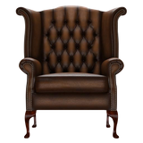 Byron Chesterfield Armchair Antique Autumn Tan
