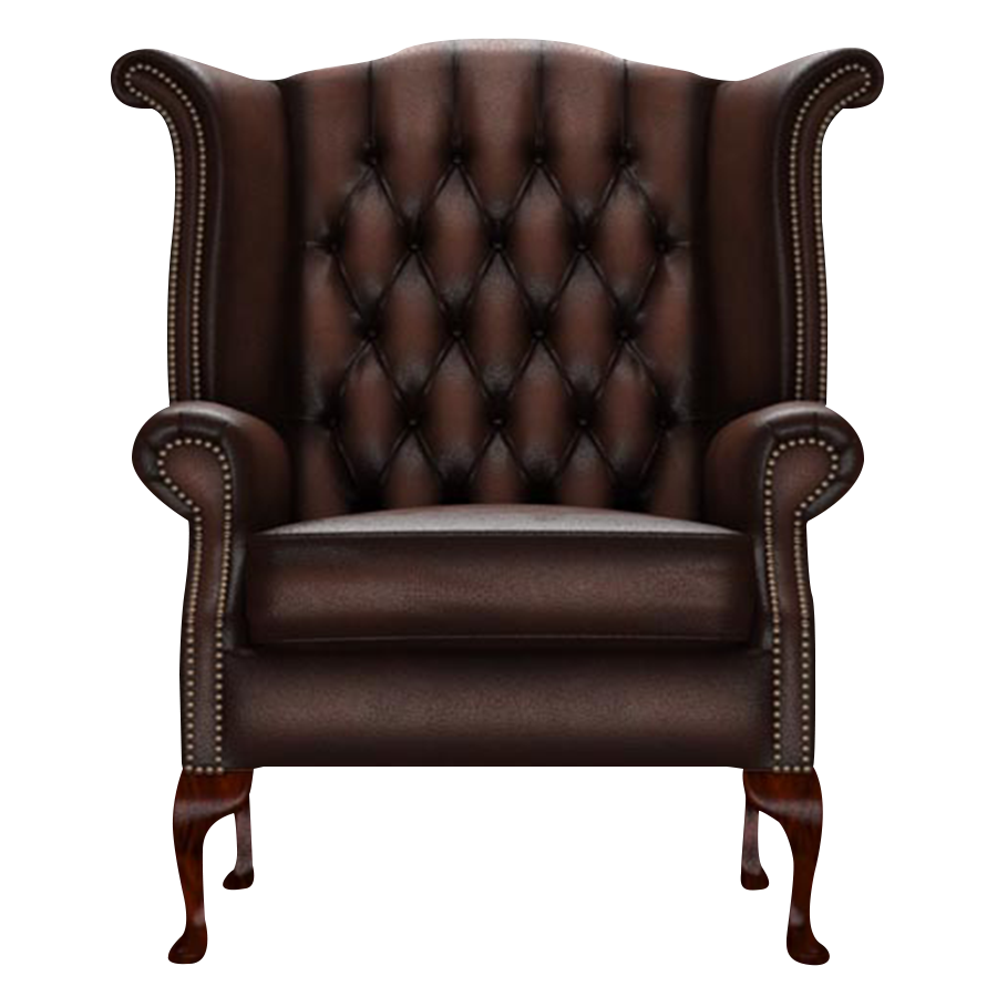 Byron Chesterfield Armchair Antique Brown