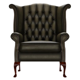 Byron Chesterfield Armchair Antique Olive