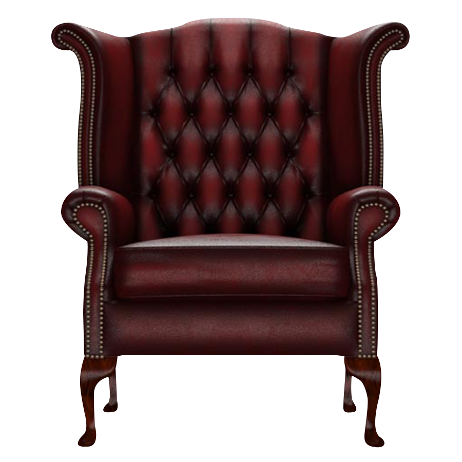 Byron Chesterfield Armchair Antique Red