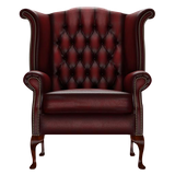 Byron Chesterfield Armchair Antique Red