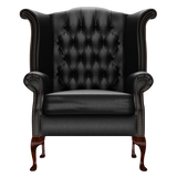 Byron Chesterfield Armchair Birch Black