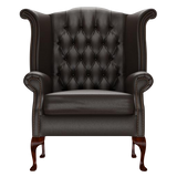 Byron Chesterfield Armchair Birch Brown