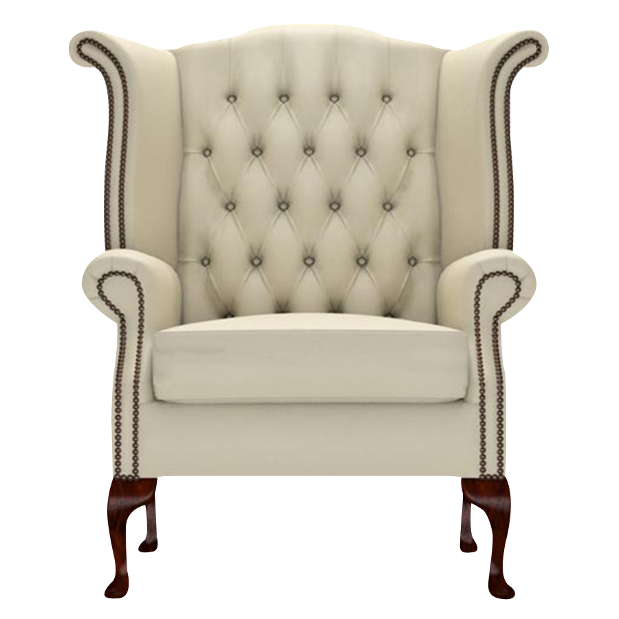 Byron Chesterfield Armchair Birch Ivory
