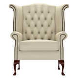 Byron Chesterfield Armchair Birch Ivory