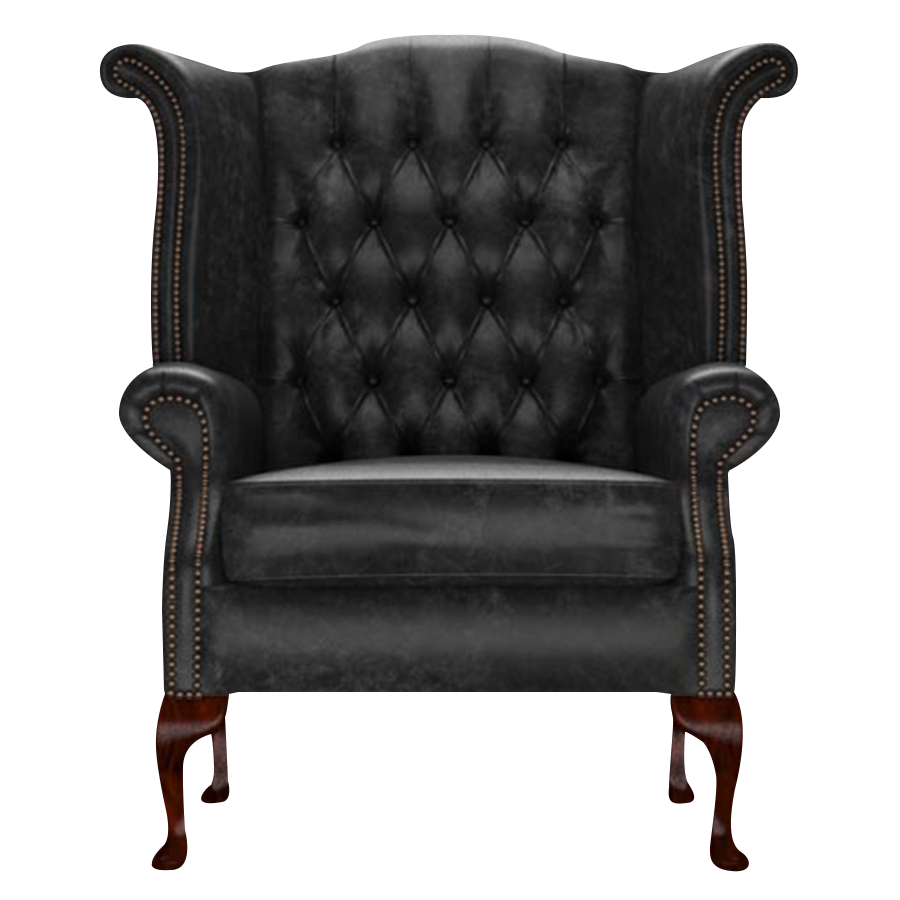 Byron Chesterfield Armchair Etna Black