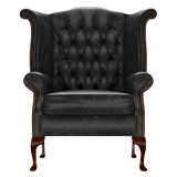 Byron Chesterfield Armchair Etna Black