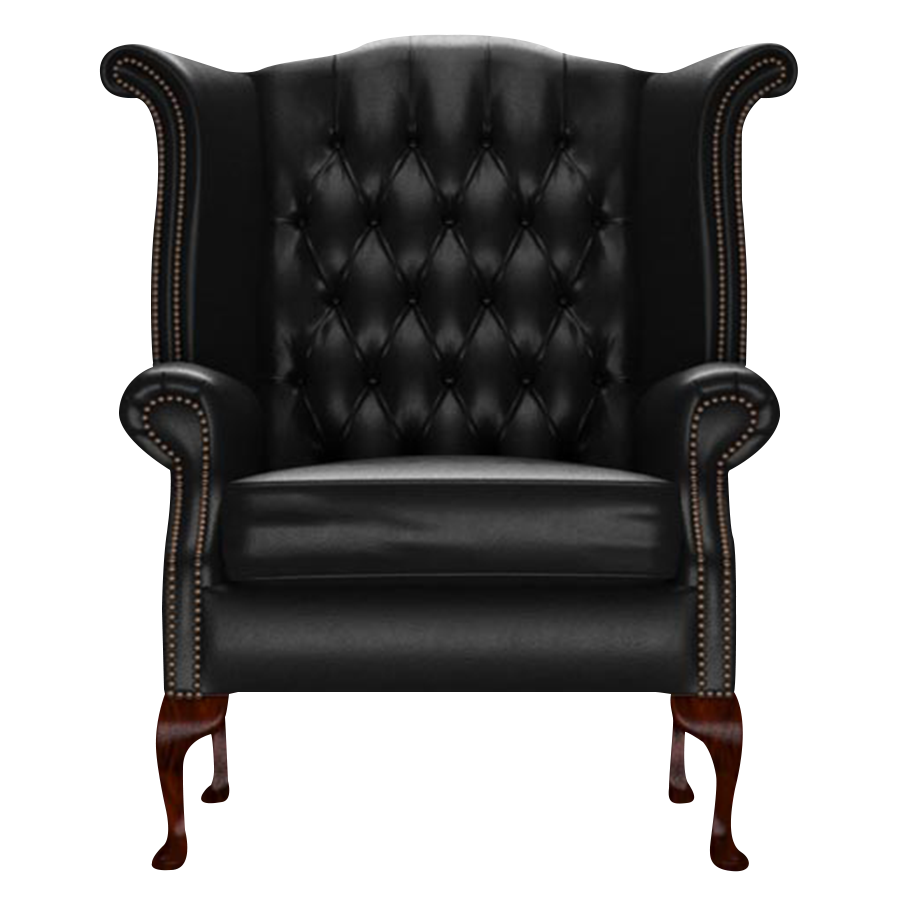 Byron Chesterfield Armchair Old English Black