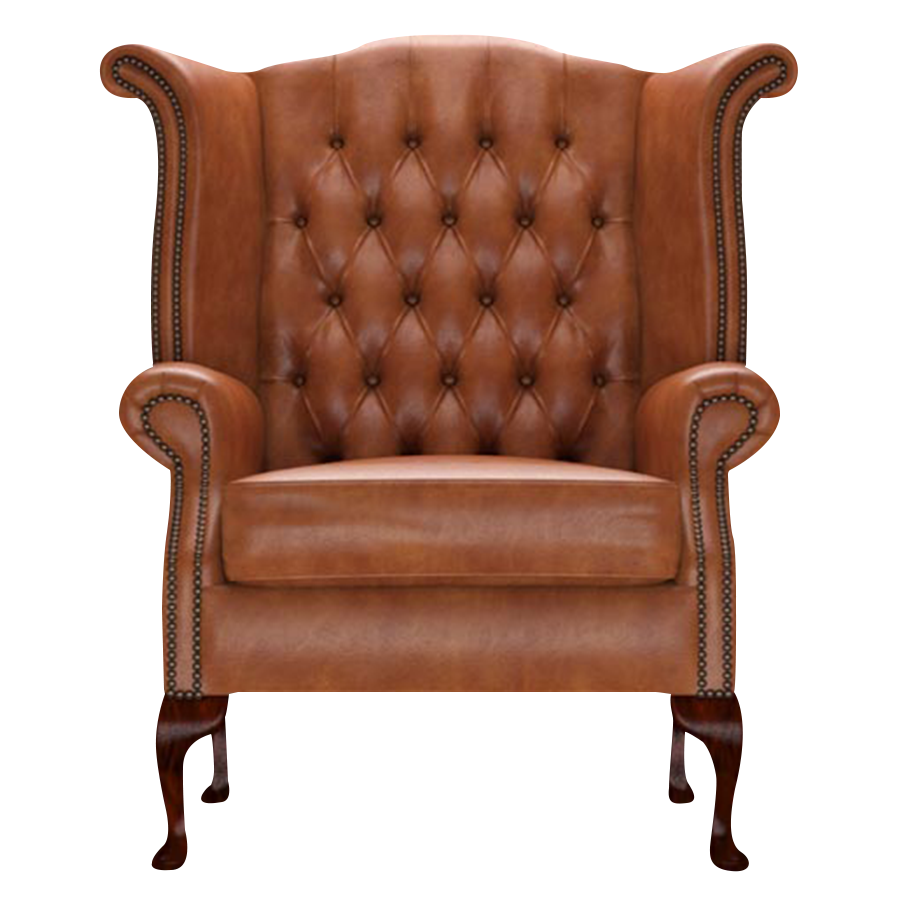 Byron Chesterfield Armchair Old English Bruciato