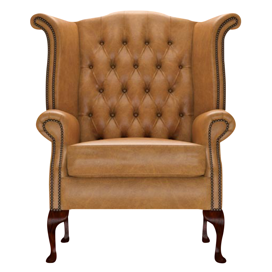 Byron Chesterfield Armchair Old English Buckskin