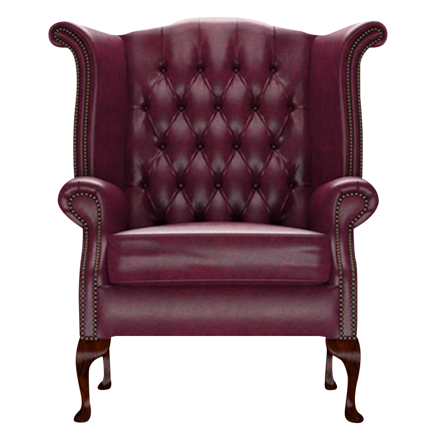 Byron Chesterfield Armchair Old English Burgundy