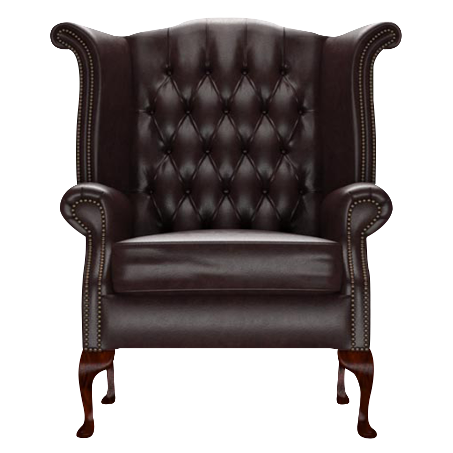 Byron Chesterfield Armchair Old English Smoke