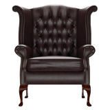 Byron Chesterfield Armchair Old English Smoke
