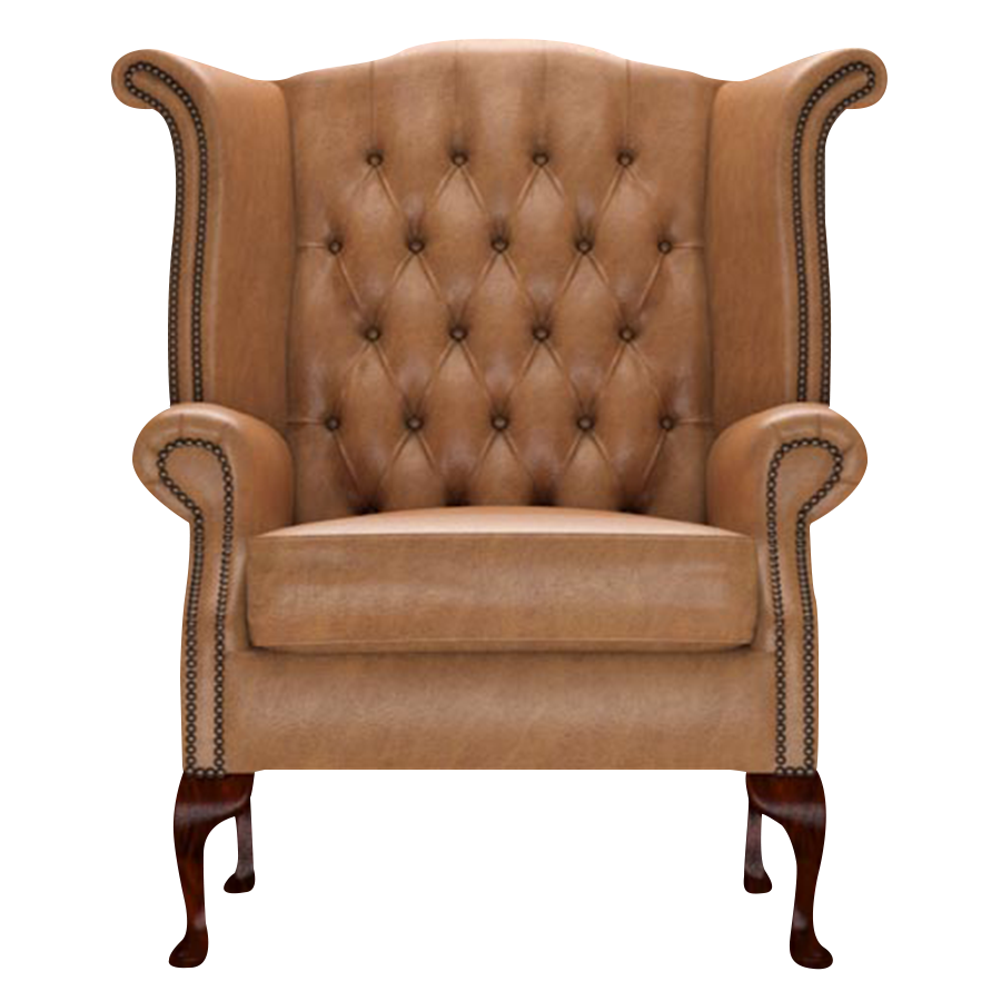 Byron Chesterfield Armchair Old English Tan