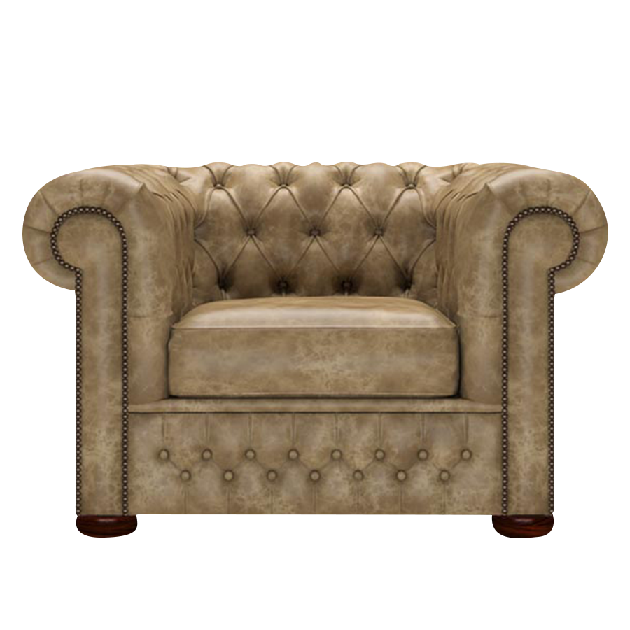 Classic Chesterfield Armchair Etna Beige