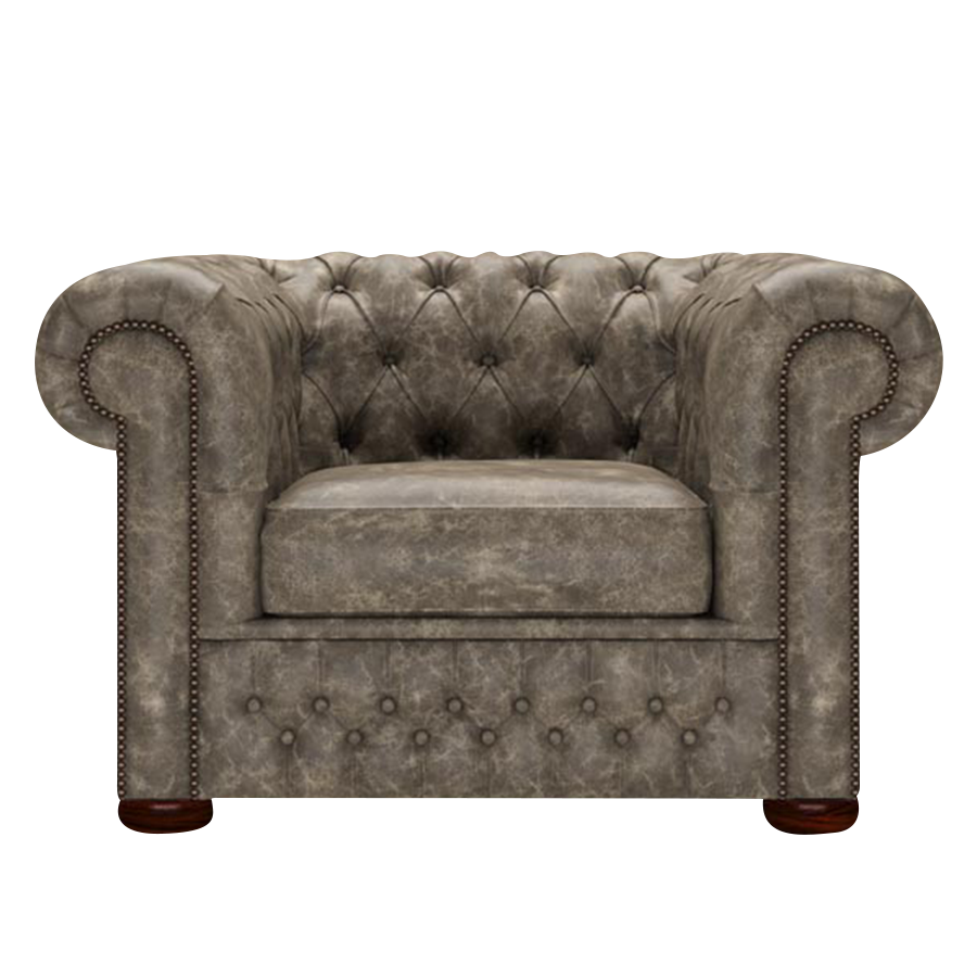 Classic Chesterfield Armchair Etna Taupe