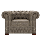 Classic Chesterfield Armchair Etna Taupe