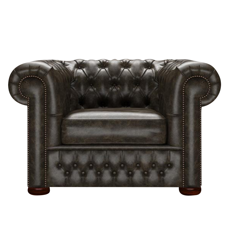 Classic Chesterfield Armchair Old English Alga