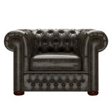 Classic Chesterfield Armchair Old English Alga