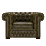 Classic Chesterfield Armchair Tudor Birch