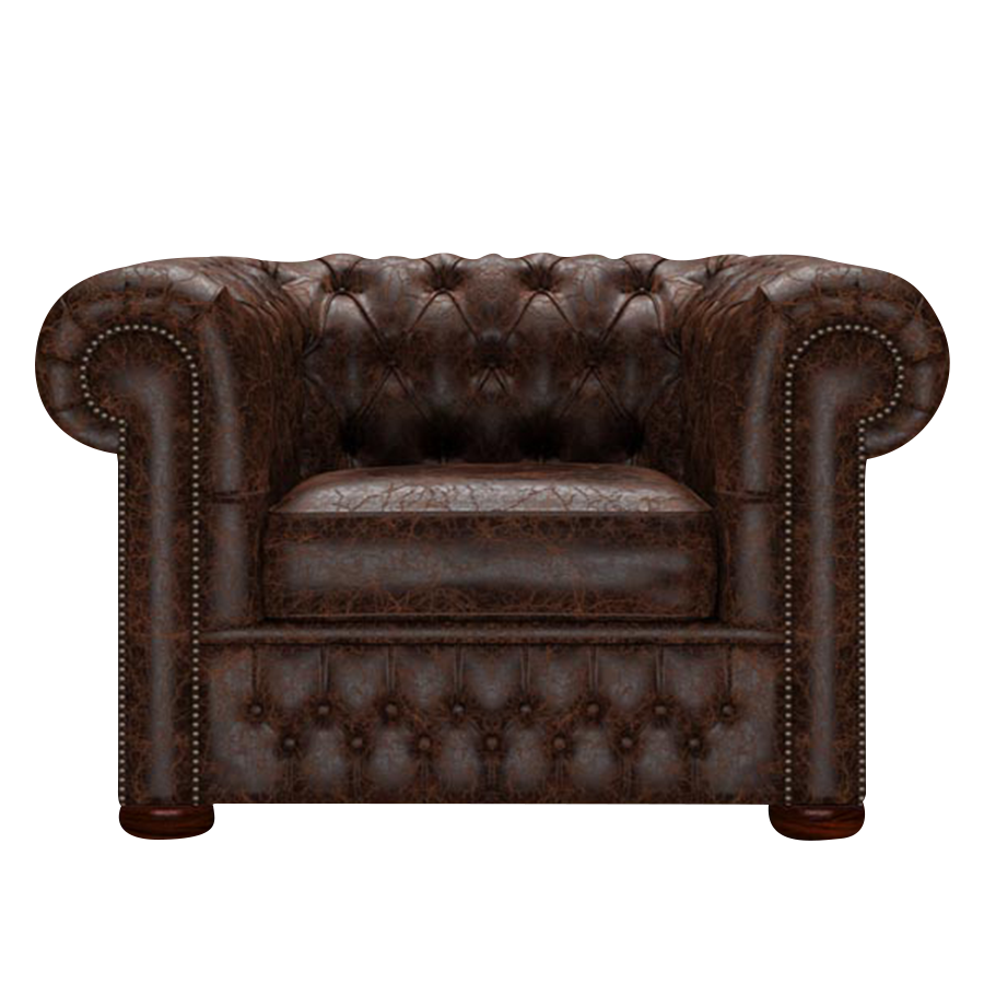 Classic Chesterfield Armchair Tudor Mahogany