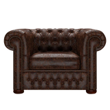 Classic Chesterfield Armchair Tudor Mahogany