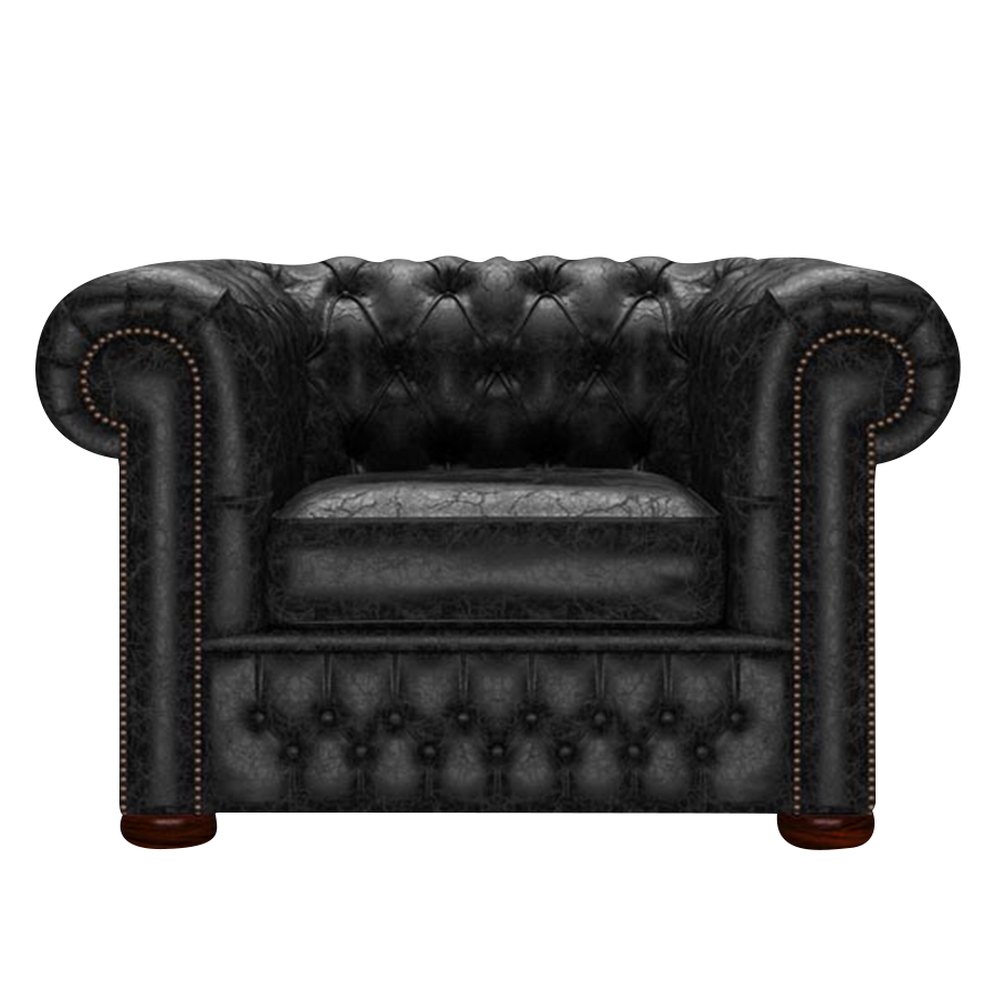 Classic Chesterfield Armchair – Tudor Spice