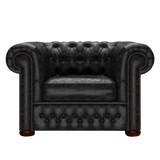 Classic Chesterfield Armchair – Tudor Spice