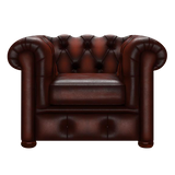 Conway Chesterfield Armchair Antique Chestnut