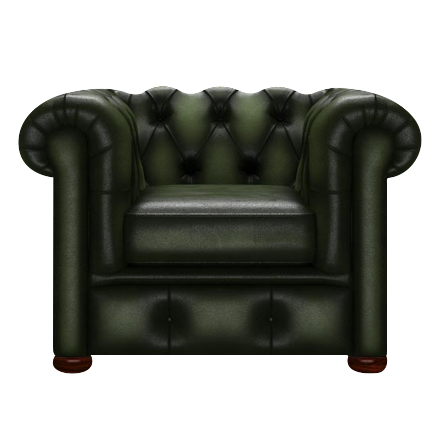 Conway Chesterfield Armchair Antique Green