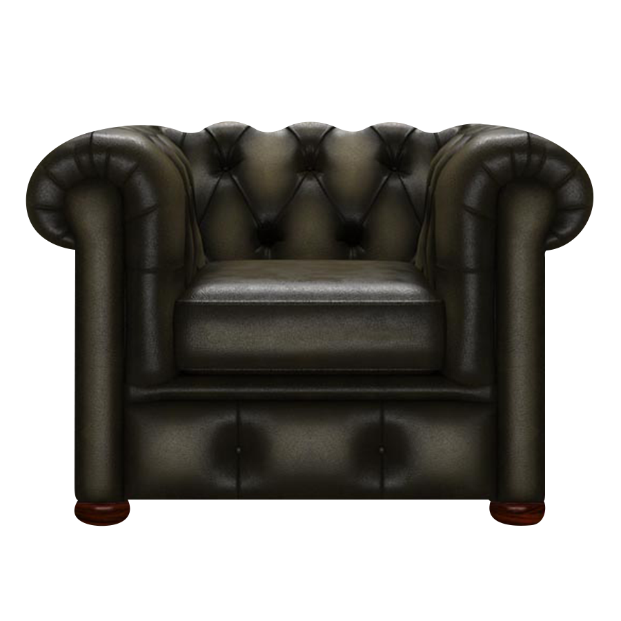 Conway Chesterfield Armchair Antique Olive