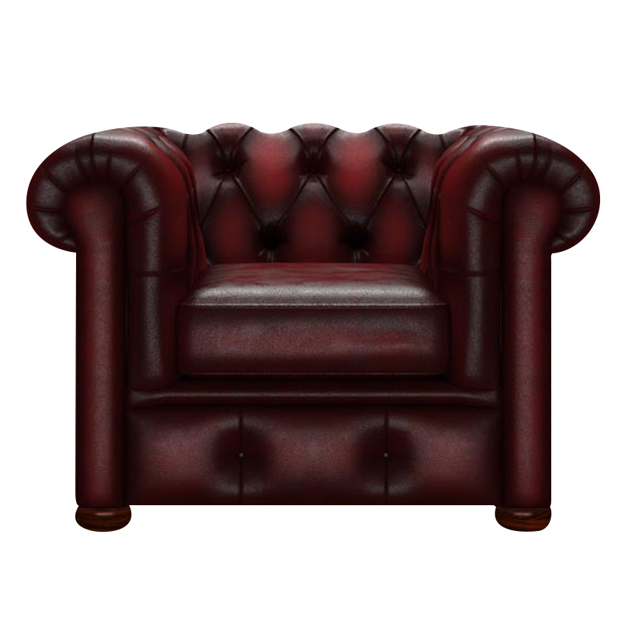 Conway Chesterfield Armchair Antique Red