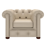 Conway Chesterfield Armchair Birch Blush Beige