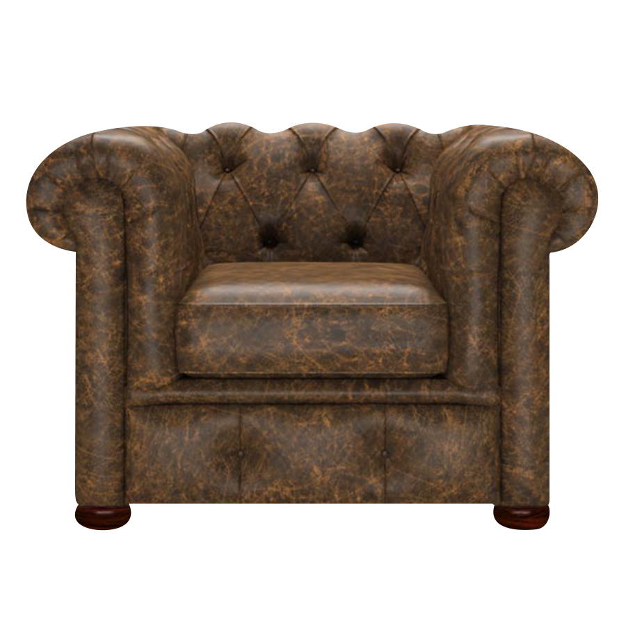 Conway Chesterfield Armchair Etna Brandy