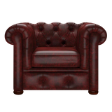 Conway Chesterfield Armchair Etna Red