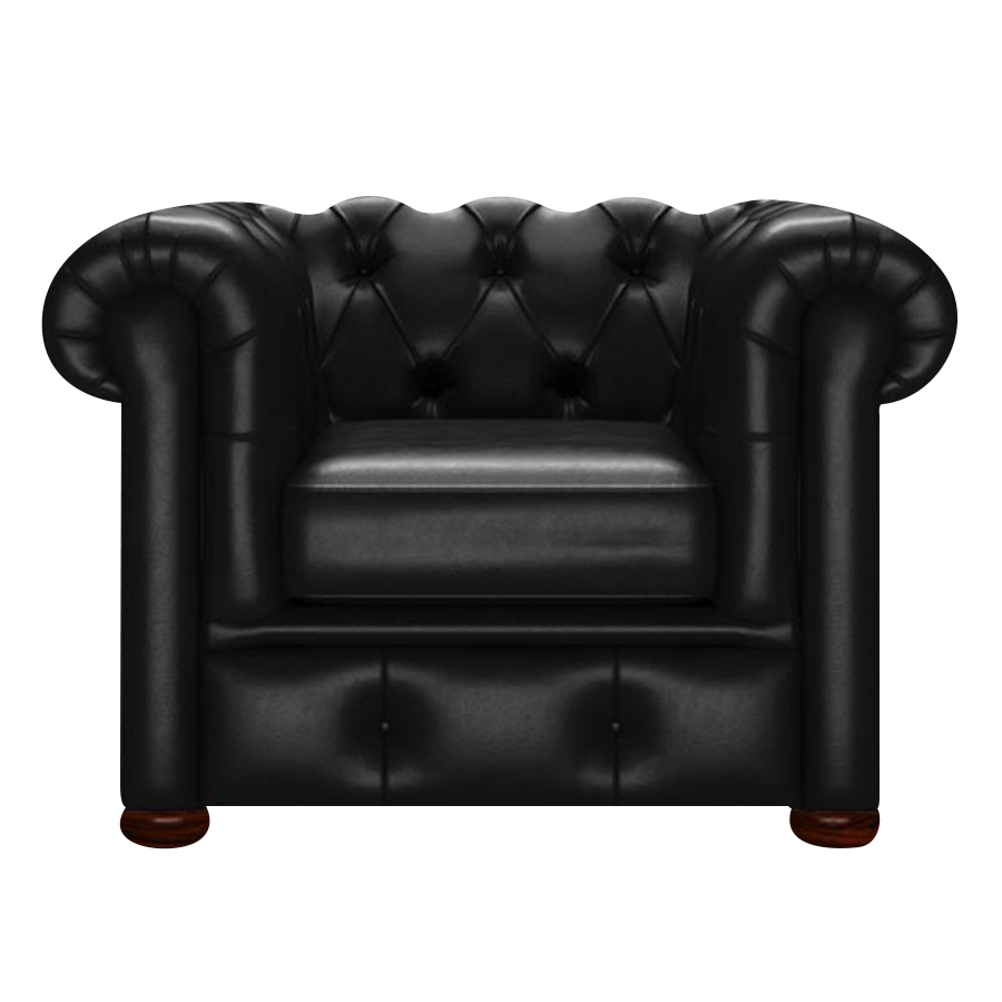Conway Chesterfield Armchair Old English Black