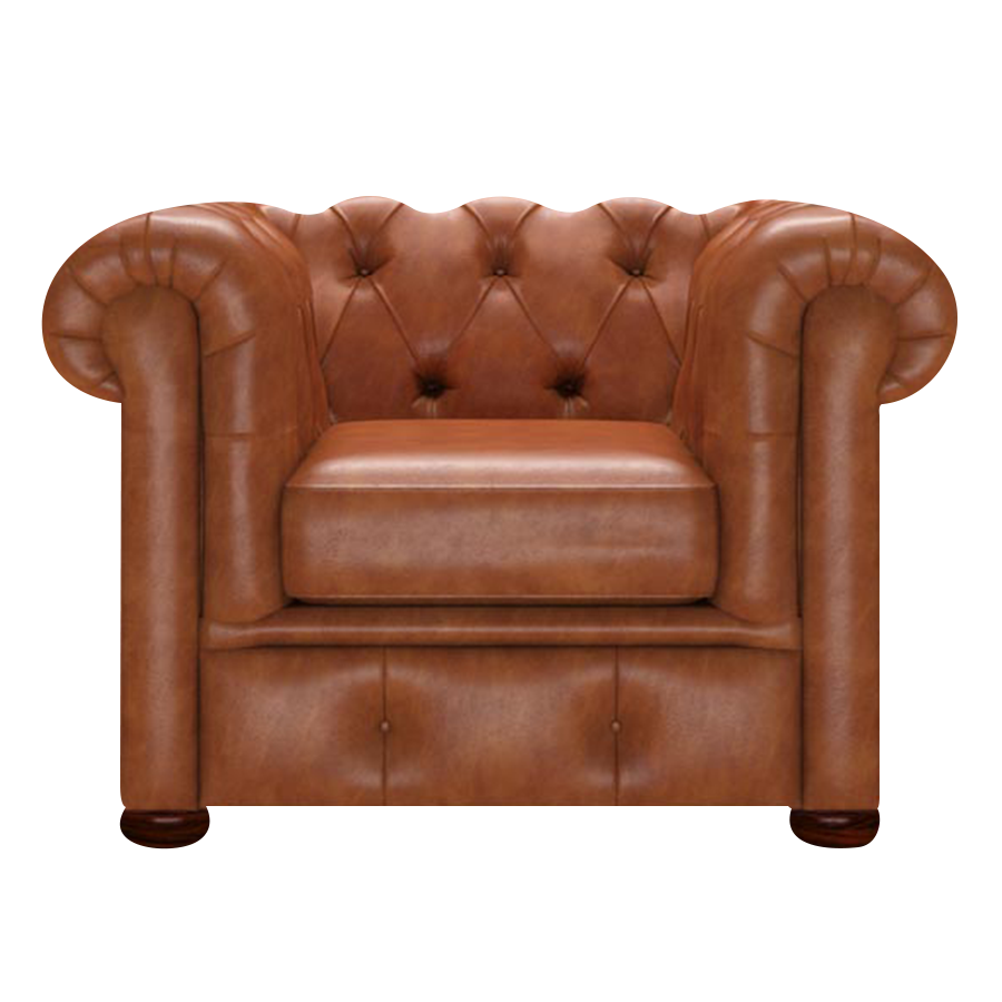 Conway Chesterfield Armchair Old English Bruciato