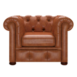 Conway Chesterfield Armchair Old English Bruciato