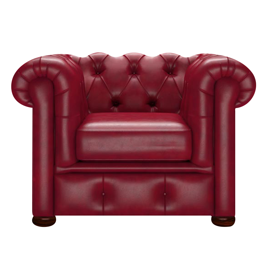 Conway Chesterfield Armchair Old English Gamay
