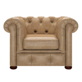 Conway Chesterfield Armchair Old English Parchment